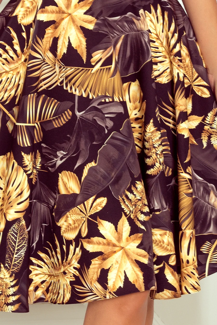Rochie Dama Lejera, Guler inalt, Numoco Eleganta Marimi Mari - imagine 5