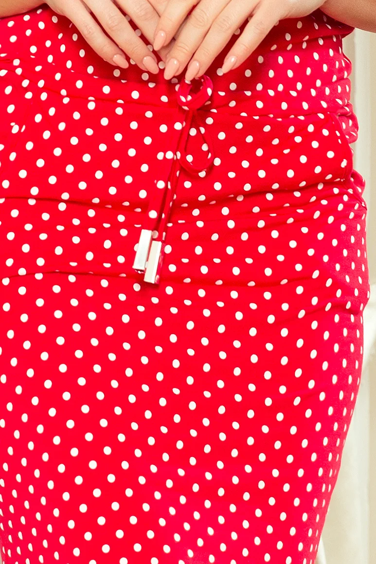 Rochie Dama Buline, Guler inalt, Numoco Casual Marimi Mari - imagine 5