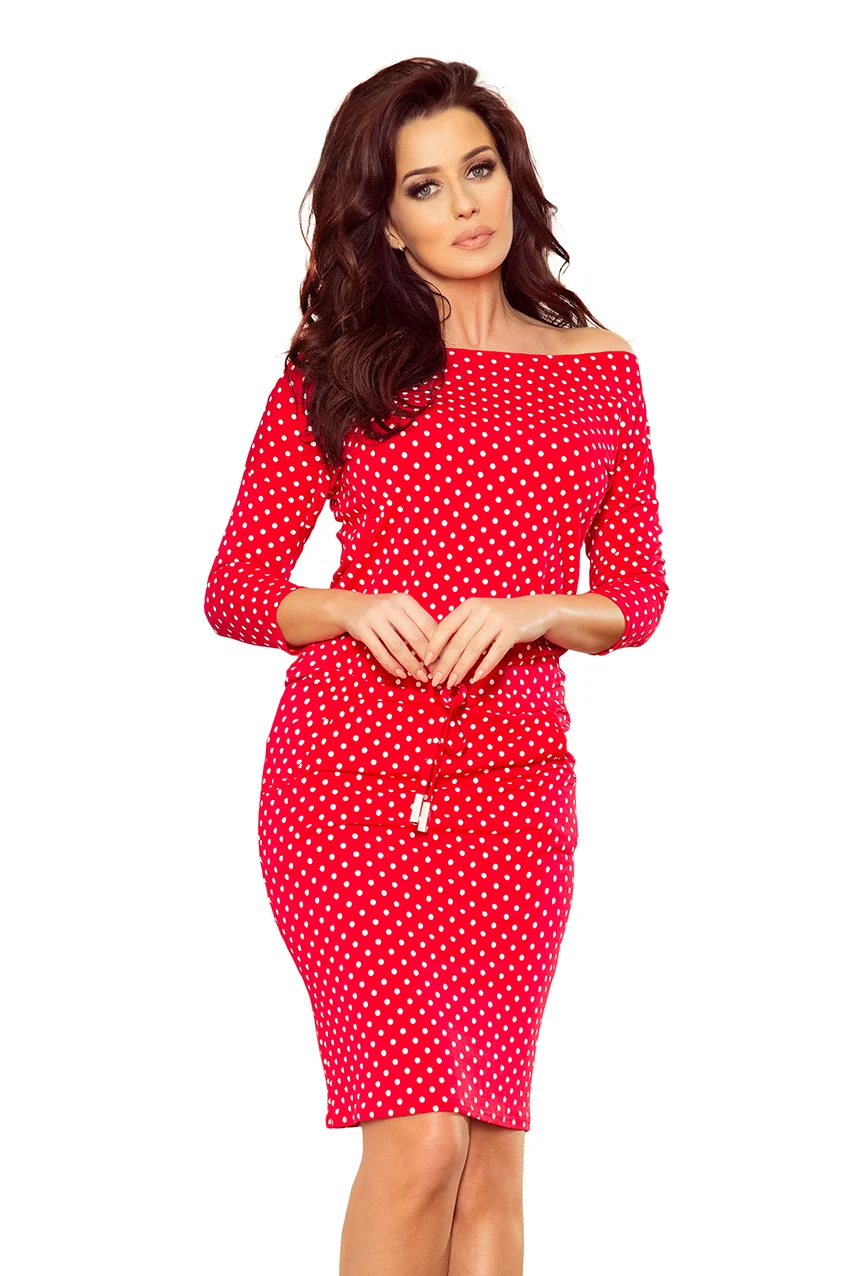 Rochie Dama Buline, Guler inalt, Numoco Casual Marimi Mari - imagine 6