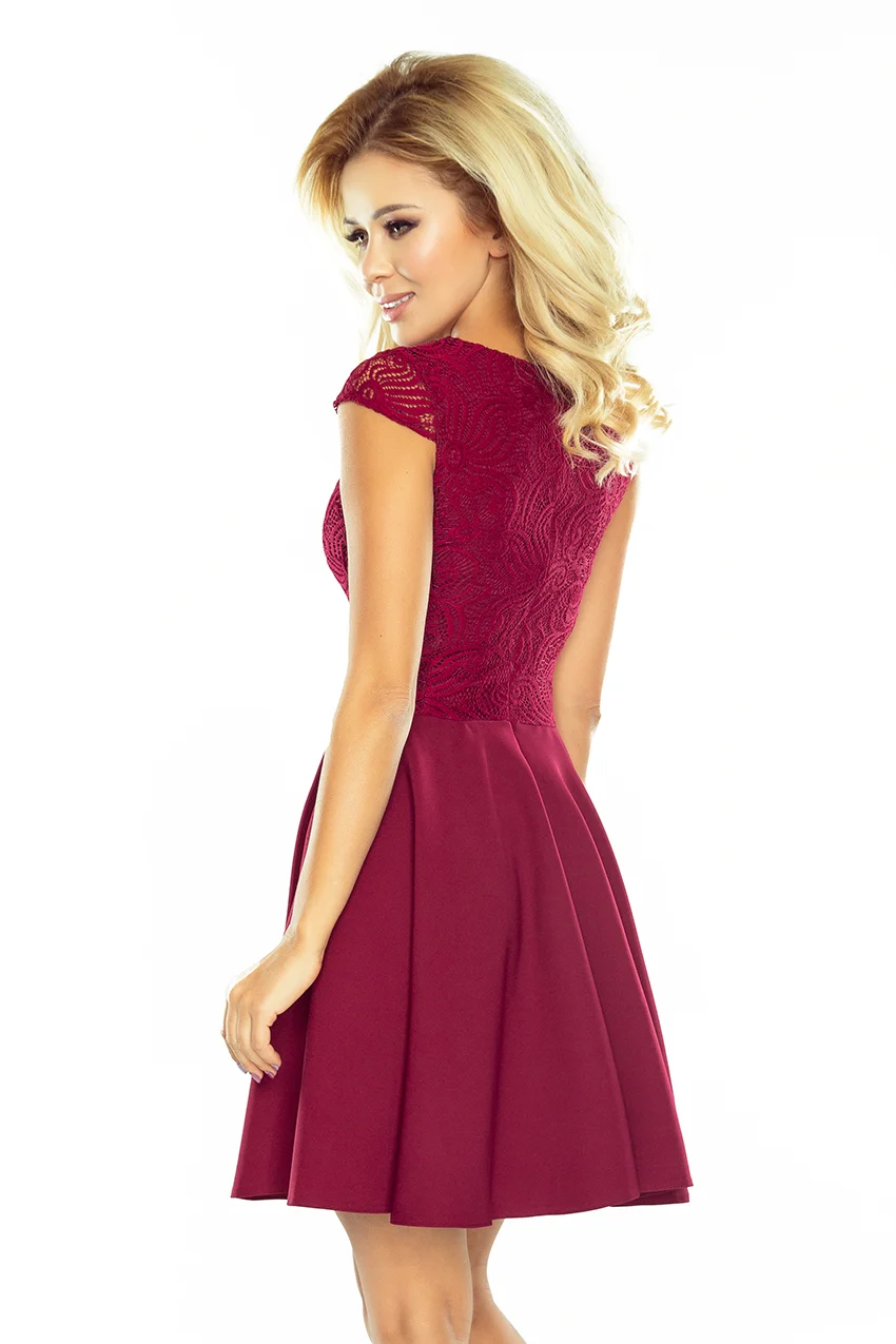 Rochie Dama Dantela, Lejera, Numoco Eleganta Marimi Mari - Image 4