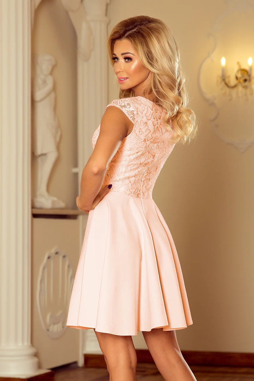 Rochie Dama Midi, Dantela, Numoco Eleganta - imagine 4