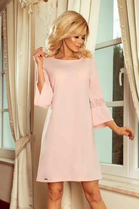 Rochie Dama Dantela, Numoco, Roz Marimi Mari