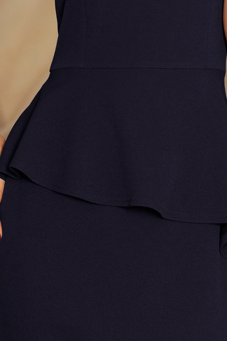Rochie Dama Midi, Lejera, Numoco Eleganta Marimi Mari - imagine 6
