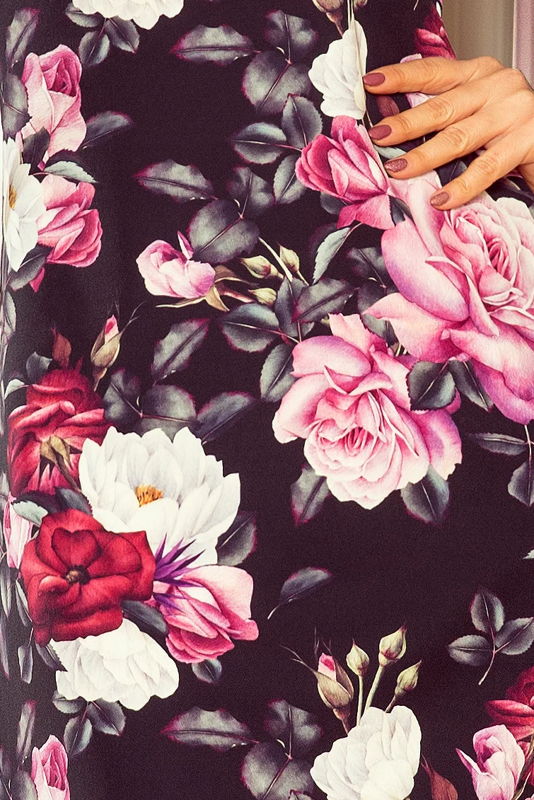 Rochie Dama Floral, Lejera, Numoco Casual - imagine 6