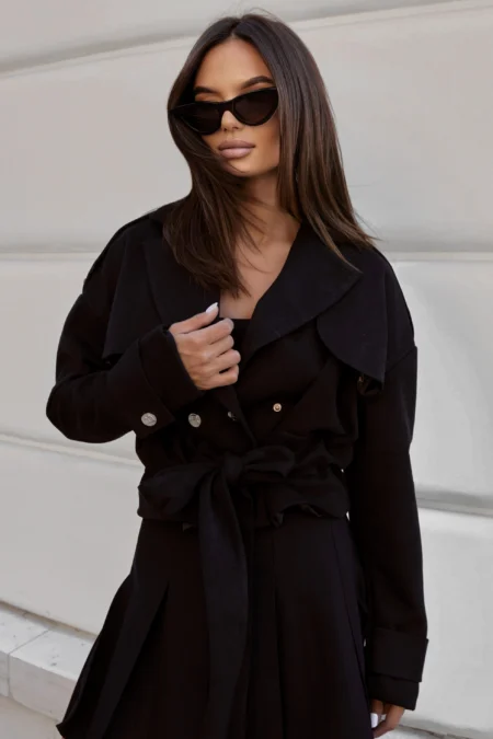 Jacheta trench LONDON - Negru