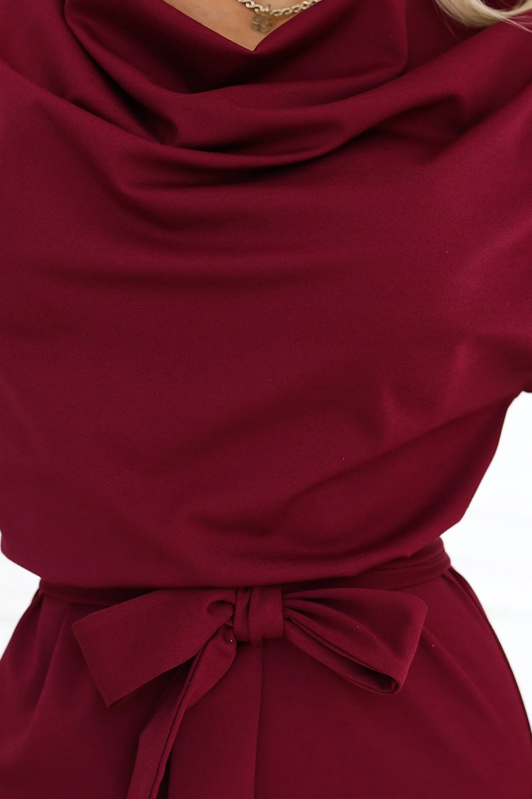 Rochie Dama Mini, Buline, Numoco, Bordo de Seara - imagine 6