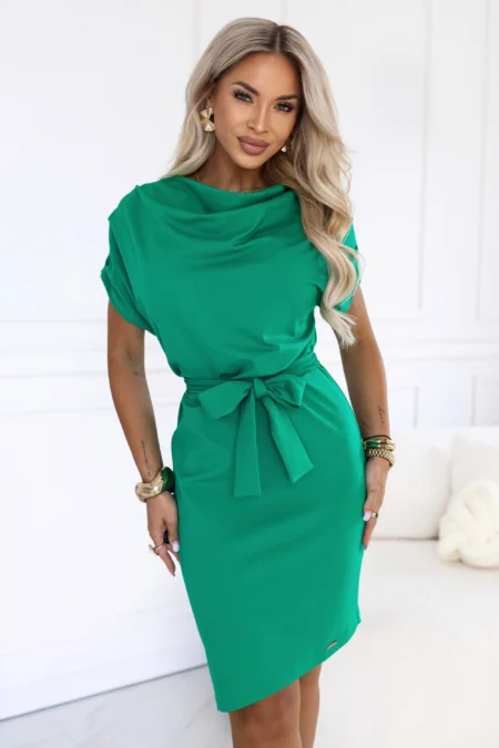 Rochie Dama Buline, Mulata, Numoco, Verde de Seara