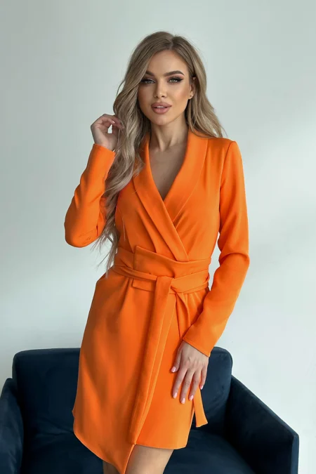 Rochie Dama, Bicotone, Portocaliu