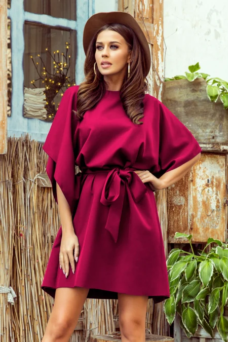 Rochie Dama Decolteu in V, Fara maneci, Numoco Eleganta Marimi Mari