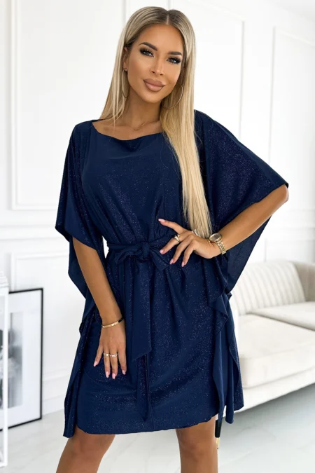 Rochie Dama Midi, Peplum, Numoco Eleganta Marimi Mari