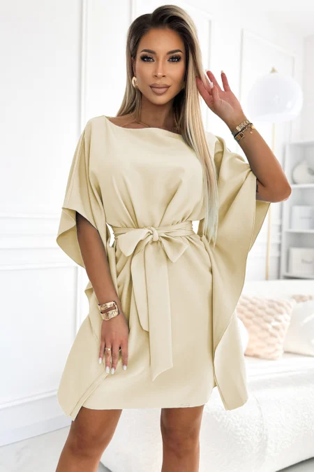 Rochie Dama, Numoco, Bej Marimi Mari