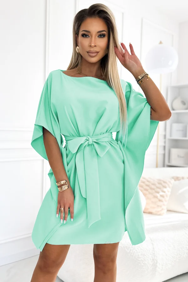 Rochie Dama Dantela, Mulata, Numoco, Menta Eleganta Marimi Mari