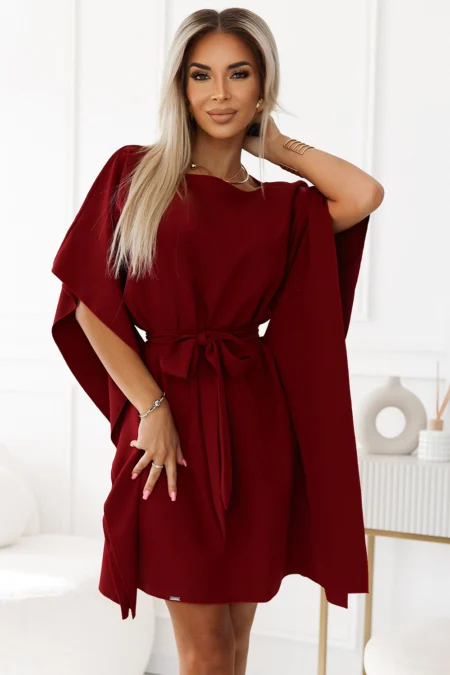 Rochie Dama Lejera, Guler inalt, Numoco Casual Marimi Mari
