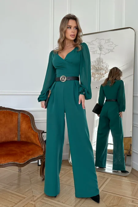 Salopeta Dama, Bicotone, Verde