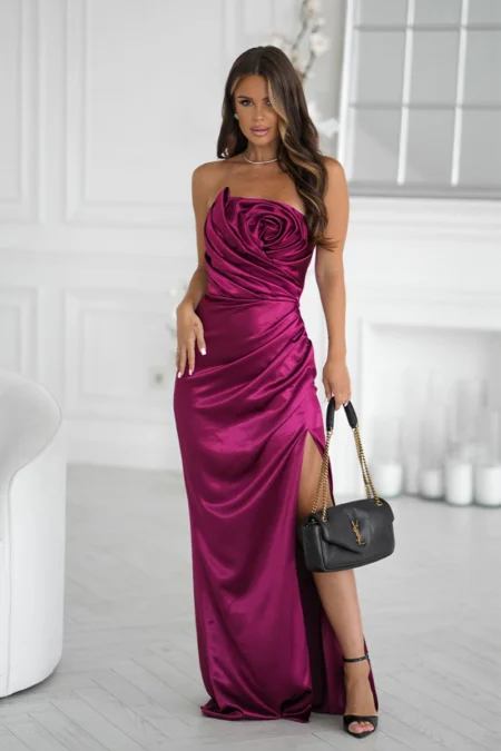 Rochie Dama, Bicotone, Bordo