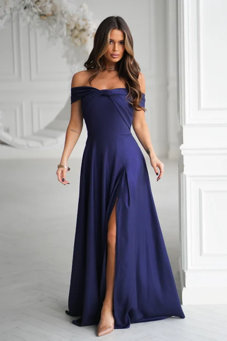 Rochie Dama, Bicotone, Bleumarin