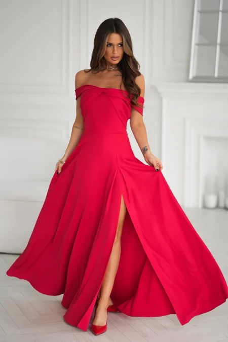Rochie Dama, Bicotone, Rosu