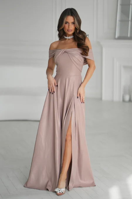 Rochie Dama, Bicotone, Camel