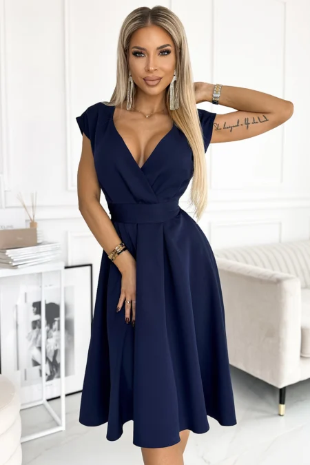 Rochie Dama Floral, Lejera, Numoco Casual Marimi Mari
