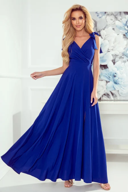 Rochie Dama Maxi, Mulata, Numoco, Albastru Eleganta