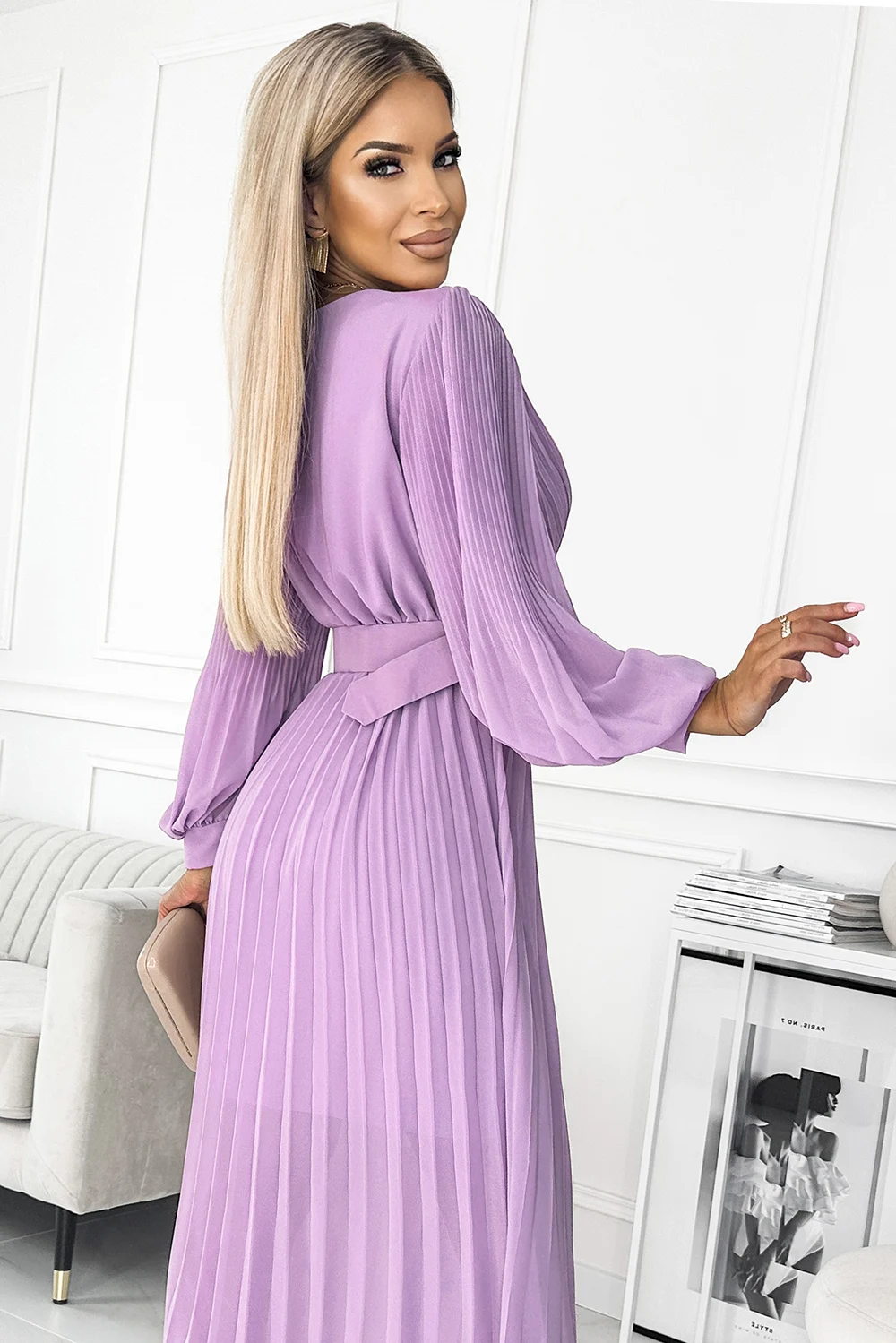 Rochie Dama Lejera, Guler inalt, Numoco Casual - imagine 4