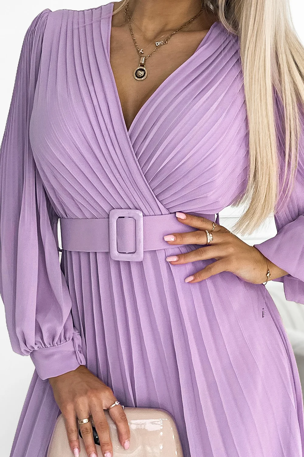 Rochie Dama Lejera, Guler inalt, Numoco Casual - imagine 6