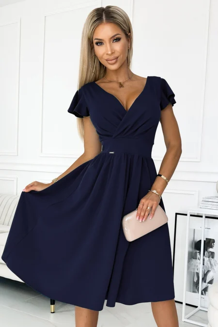 Rochie Dama Mini, Maneca scurta, Numoco