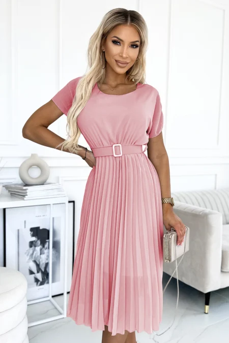 Rochie Dama Midi, Numoco, Roz