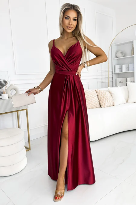 Rochie Dama Maxi, Geometric, Numoco Eleganta