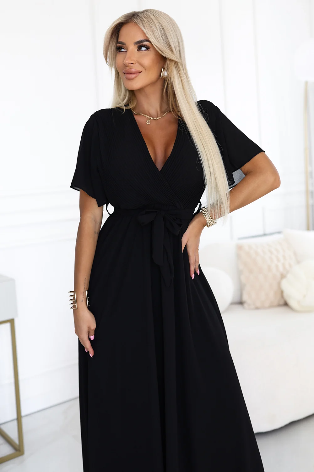Rochie Dama Maxi, Lejera, Numoco Eleganta - imagine 2