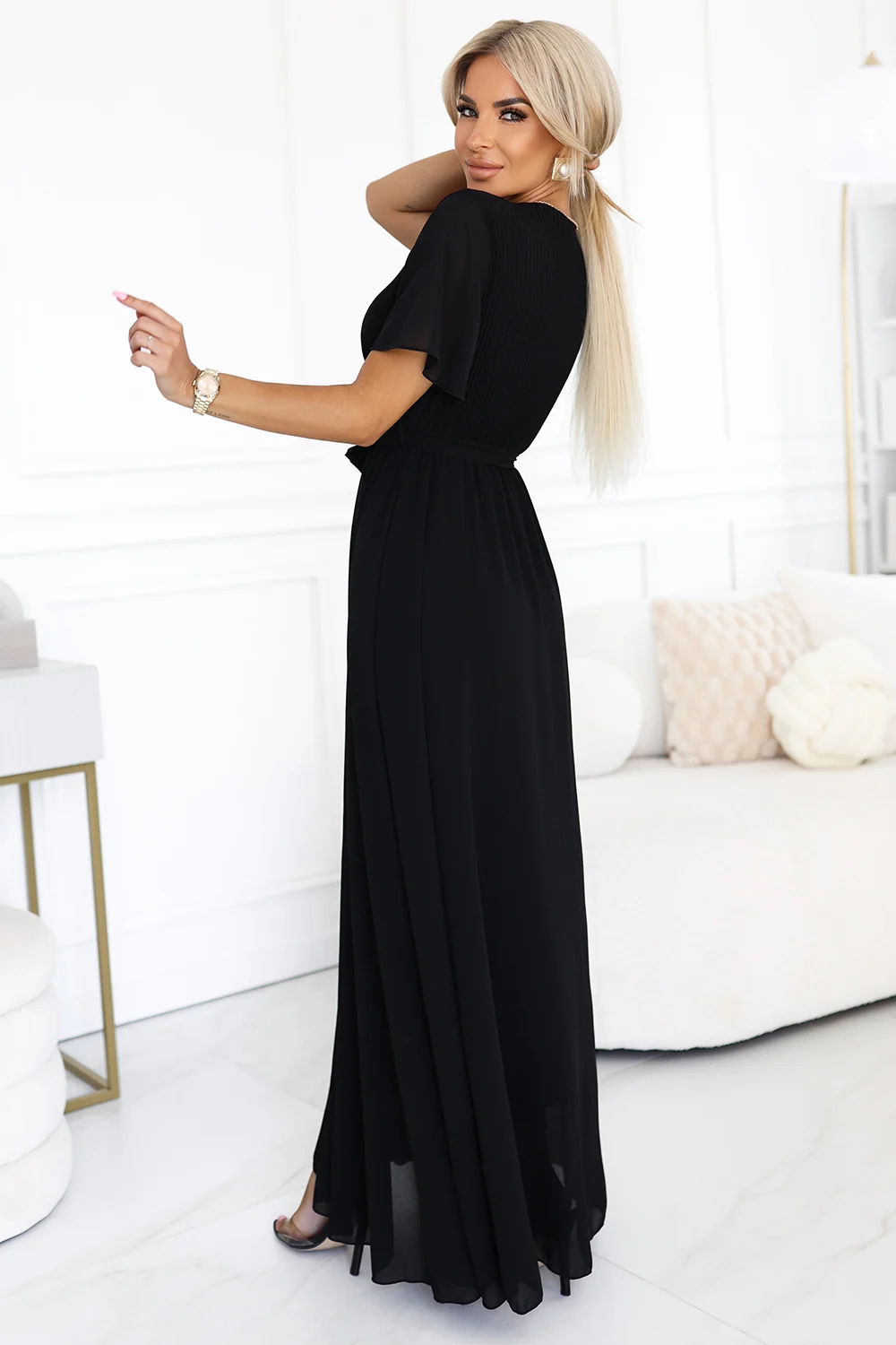 Rochie Dama Maxi, Lejera, Numoco Eleganta - imagine 3