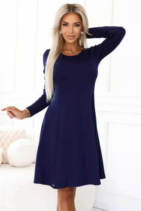 Rochie Dama Dantela, Lejera, Numoco, Bleumarin de Seara
