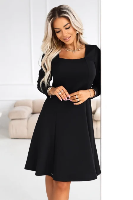 Rochie Dama Midi, Geometric, Numoco de Seara Marimi Mari