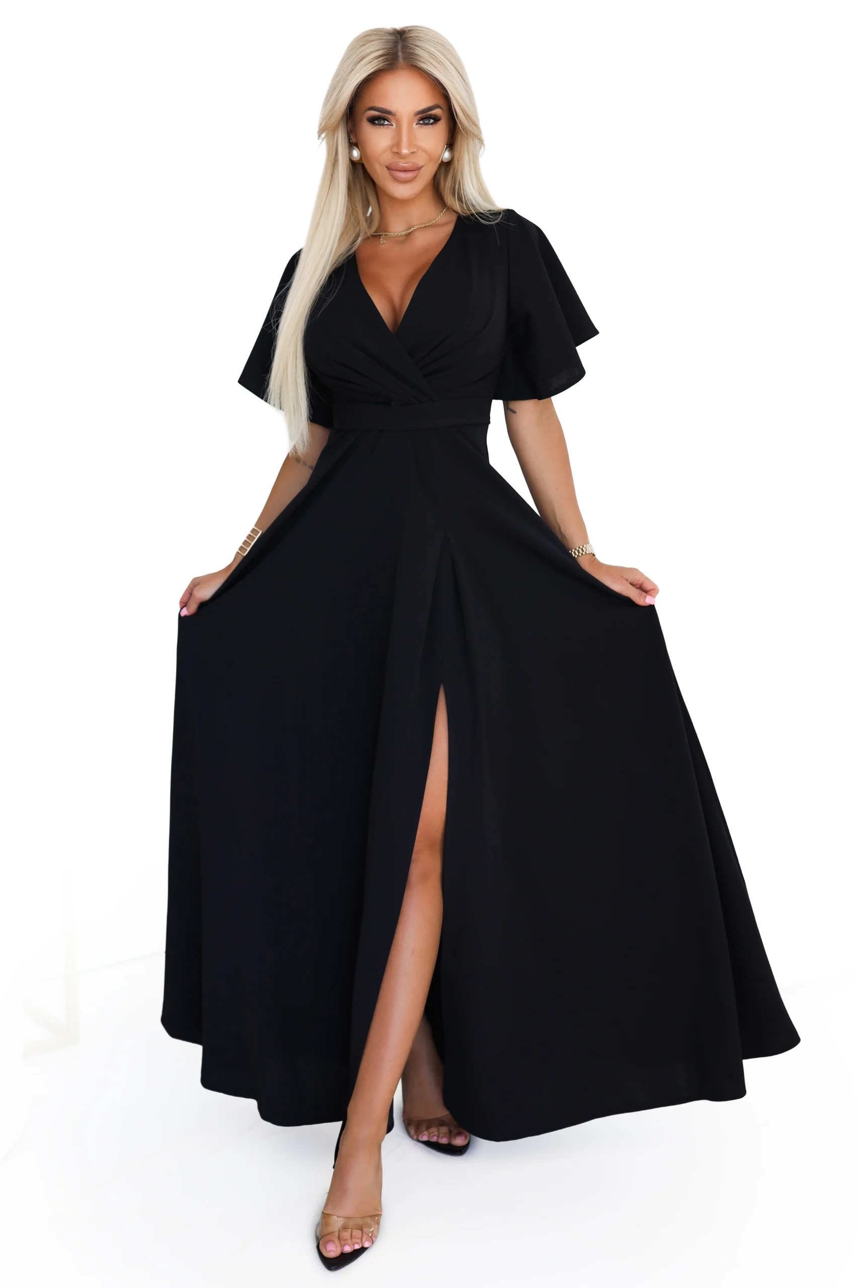 Rochie Dama Maxi, Lejera, Numoco de Seara Marimi Mari - imagine 8