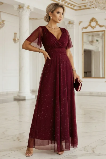 Rochie Dama Maxi, Floral, Numoco Eleganta