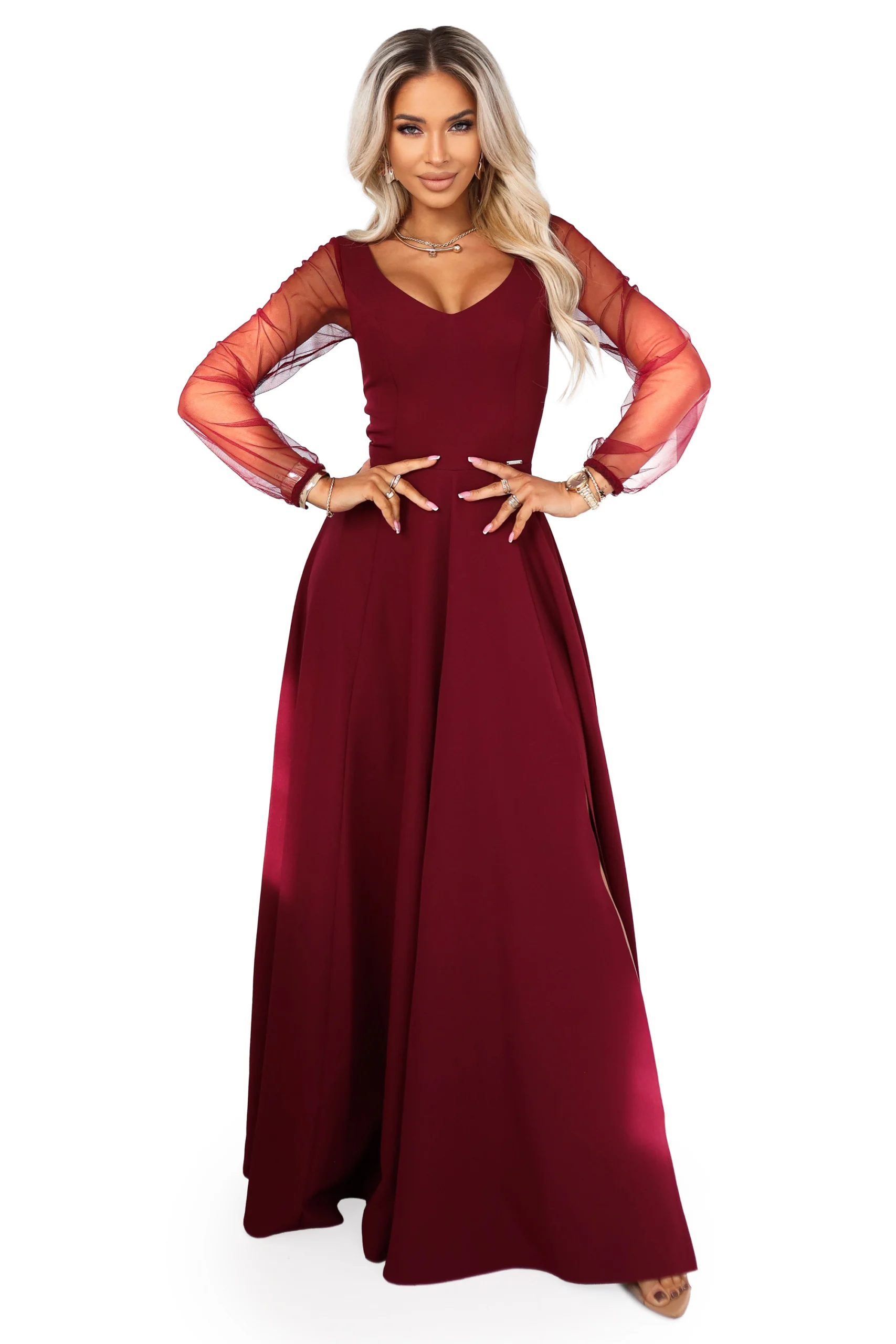 Rochie Dama Maxi, Floral, Numoco de Seara Marimi Mari - imagine 8