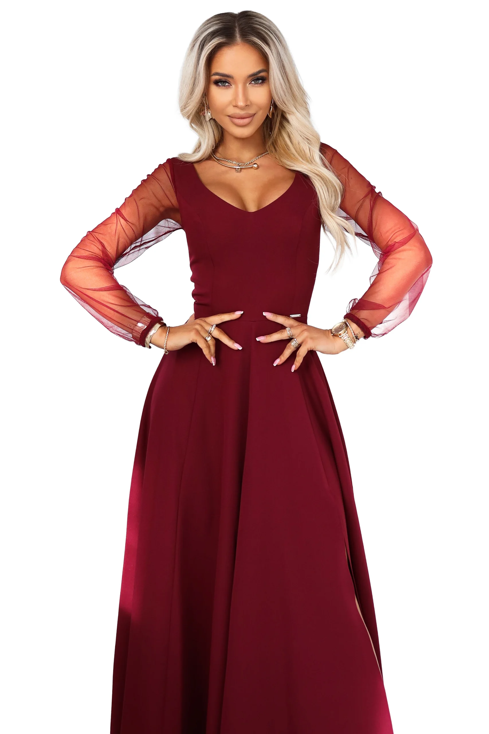 Rochie Dama Maxi, Floral, Numoco de Seara Marimi Mari - imagine 7