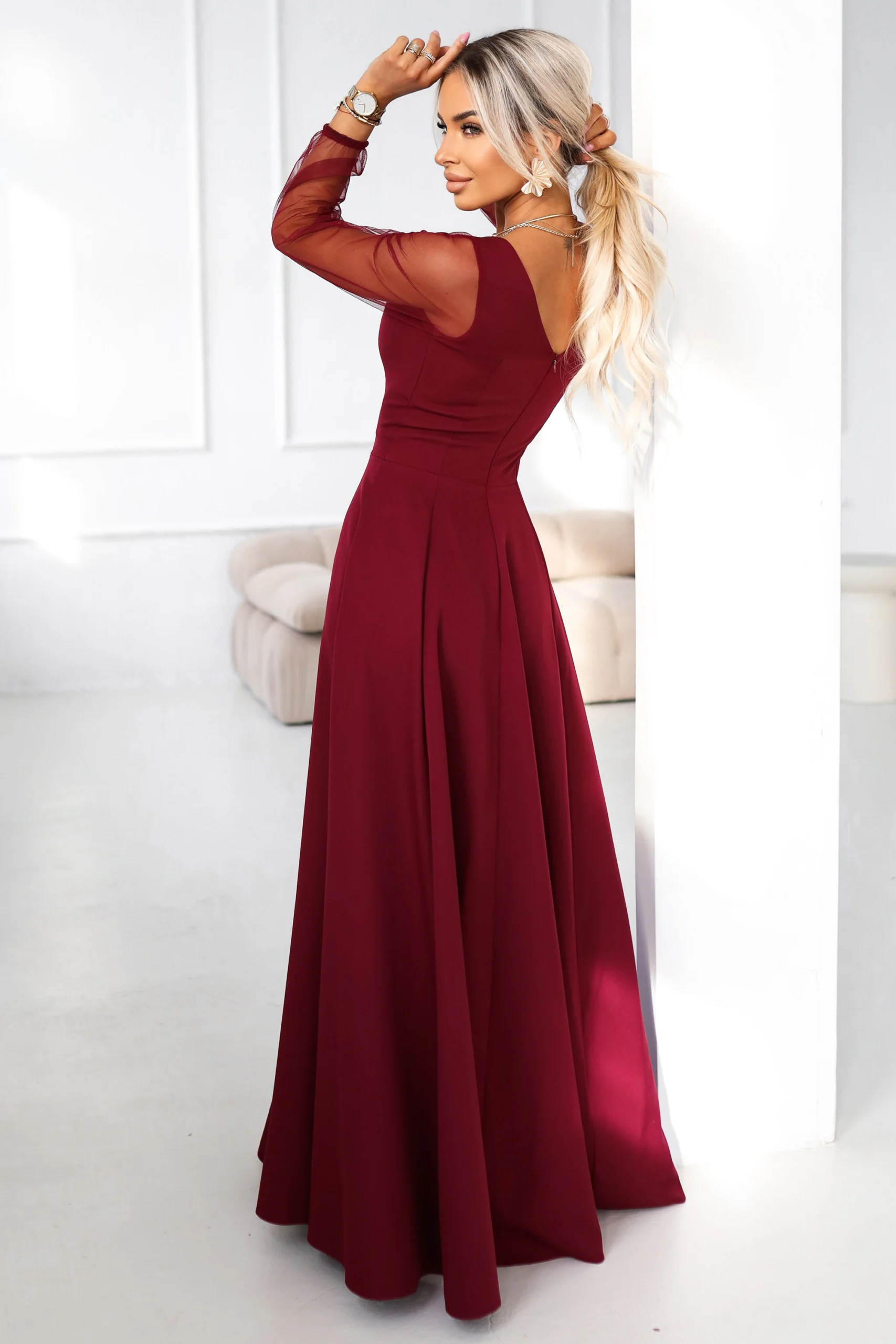 Rochie Dama Maxi, Floral, Numoco de Seara Marimi Mari - imagine 2