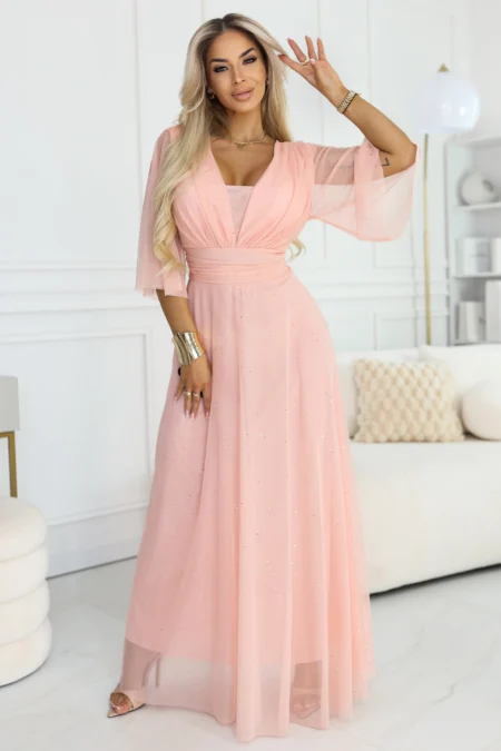 Rochie Dama Maxi, Geometric, Numoco de Petrecere
