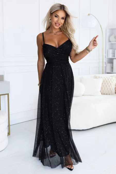Rochie Dama Maxi, Petrecuta, Numoco, Negru