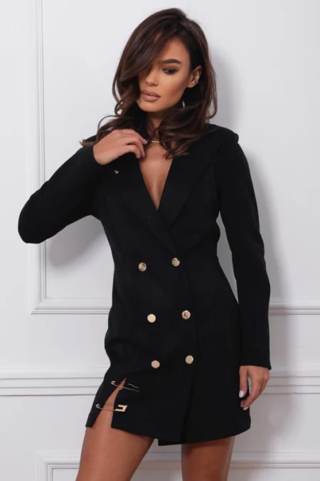 Rochie marynarkowa Leya - Negru
