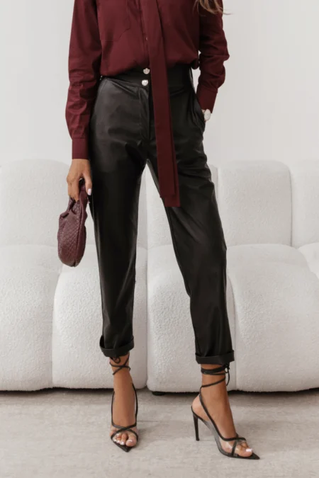 Pantaloni Cygaretki NOAH - Negru