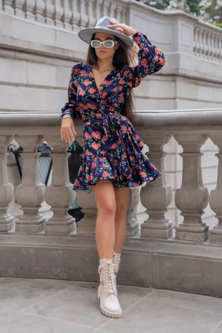 Rochie "ANNA" krótka - Meadow