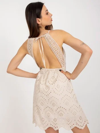 Rochie Dama Mini, Lejera, Och Bella, Bej de Vara