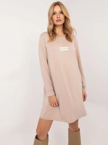 Rochie Dama Maxi, Lejera, RELEVANCE, Bej Casual