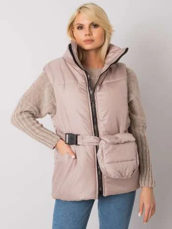 Vesta Dama Fara maneci, Fara maneci, ex moda, Bej de Vara