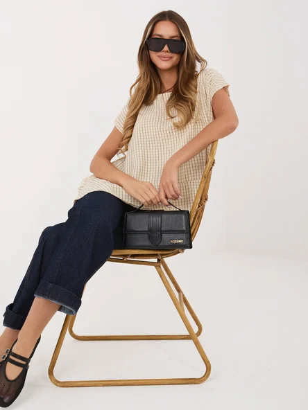 Bluza Dama Mini, Carouri, ITALY MODA, Bej