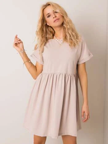 Rochie Dama Mini, Lejera, RUE PARIS, Bej de Vara