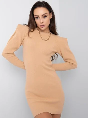 Rochie Dama Maxi, Dungi, RUE PARIS, Camel Eleganta Office