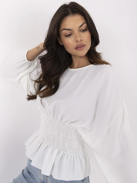Bluza Dama Mini, Elegant, Sublevel, Alb Eleganta Office